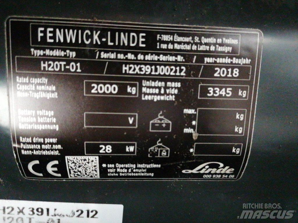 Linde H20T-01 LPG 지게차