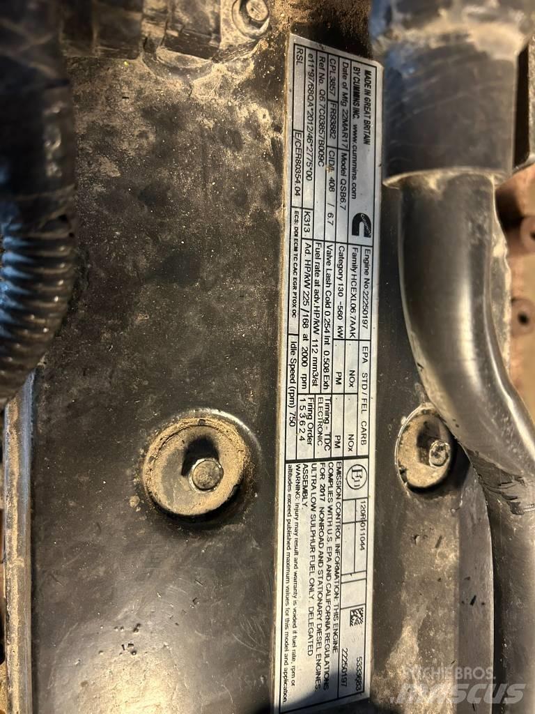 Cummins QSB 6.7 폐기물/산업 처리기