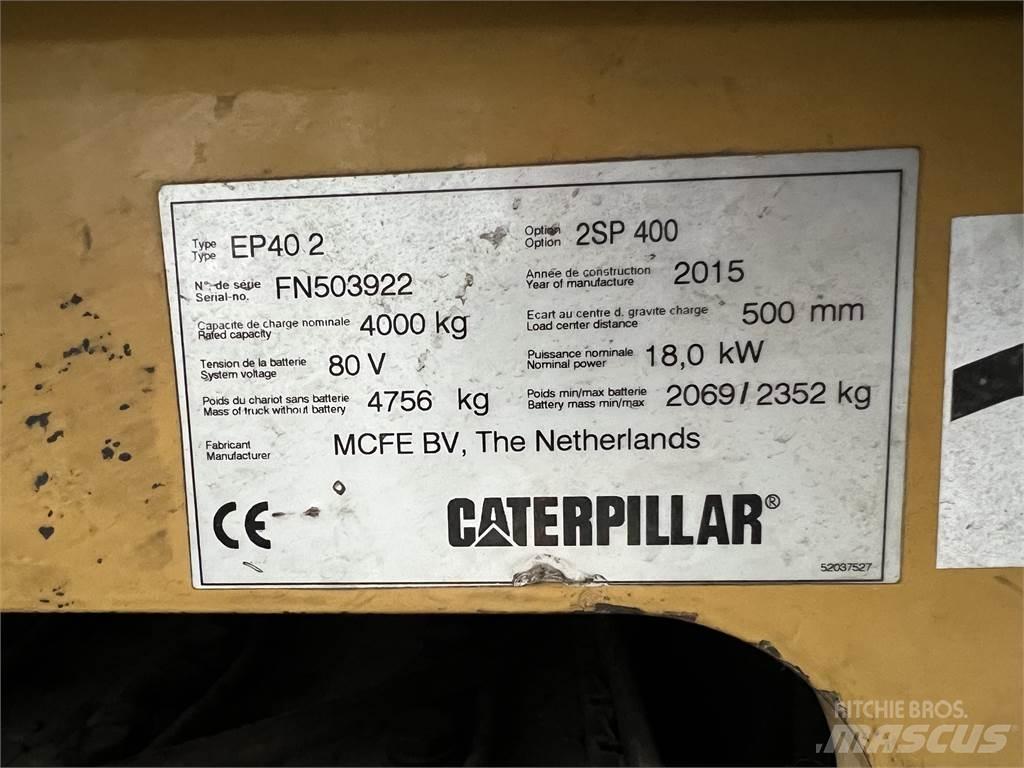 CAT erpillar EP40 전동 지게차