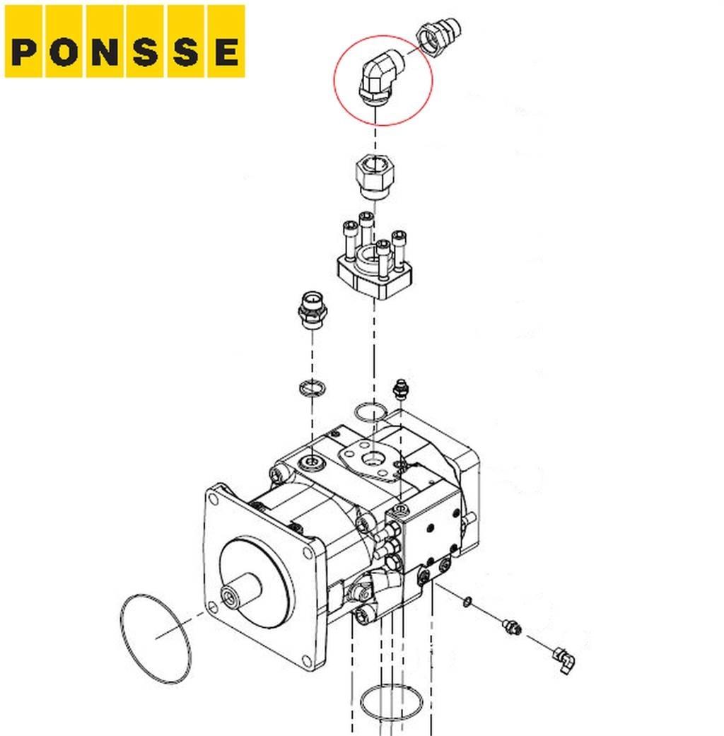 Ponsse 0055159 유압식 기계