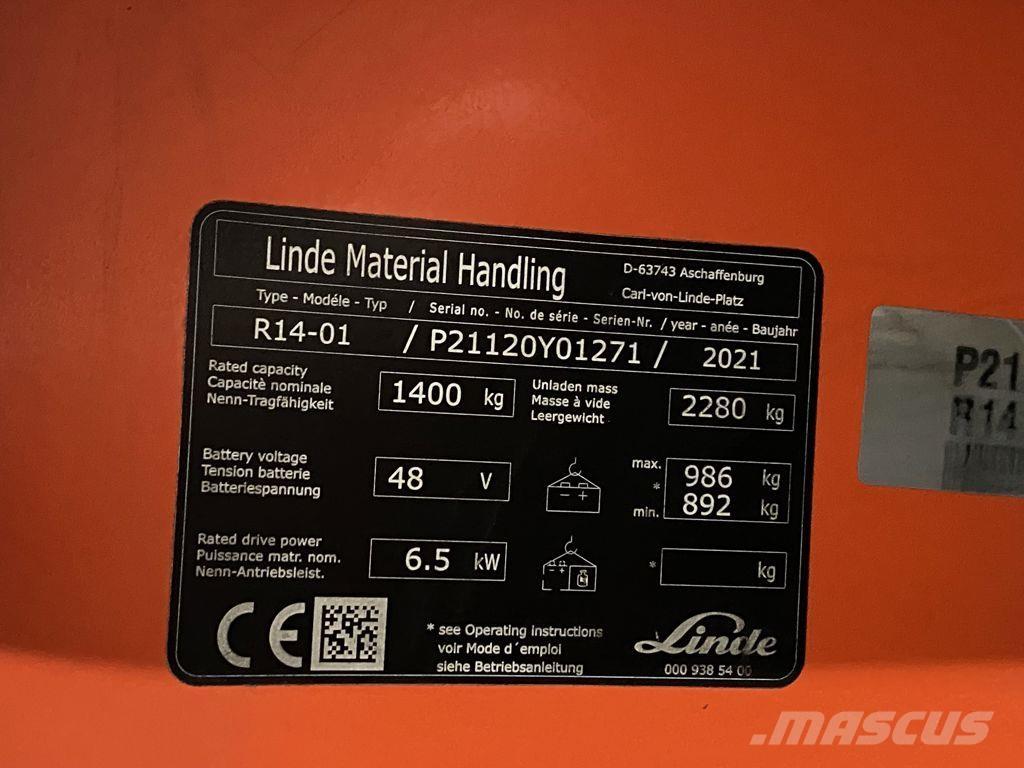 Linde R14-01 리치 트럭