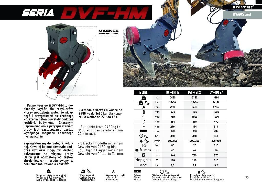  DEMOQ DVF23-HM 크러셔