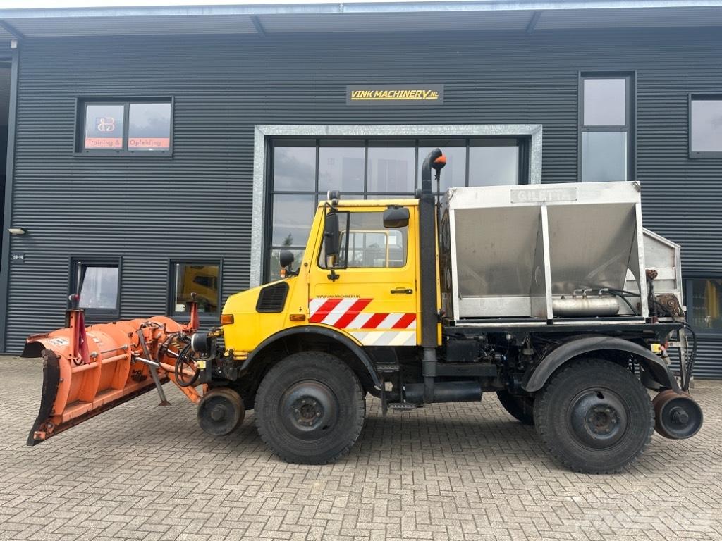 Unimog U1400 Rail 모래(염화칼슘) 살포기