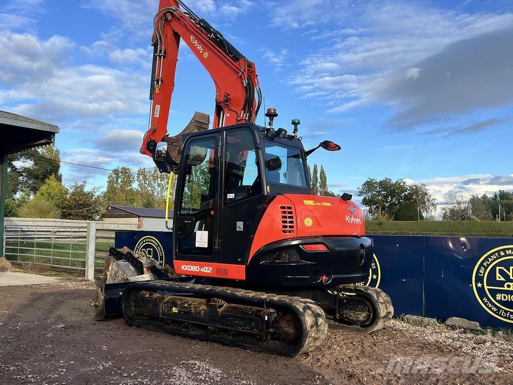 Kubota KX080-4a2 특수 굴삭기