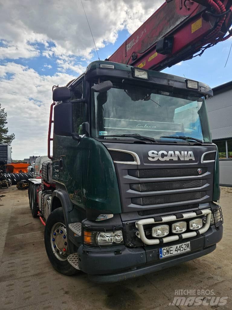 Scania R 560 목재 트럭