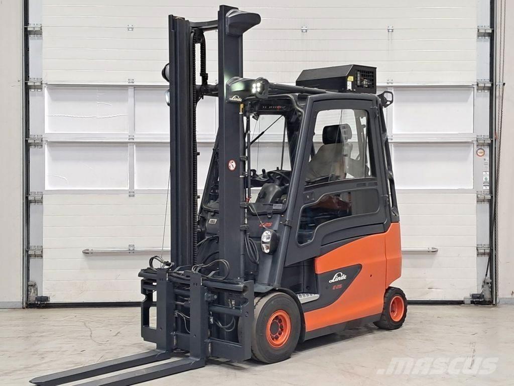 Linde E25HL-01/600 전동 지게차