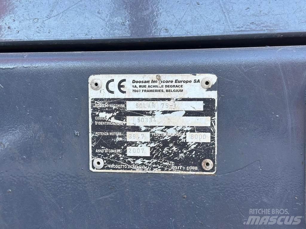 Doosan SOLAR 75V 특수 굴삭기