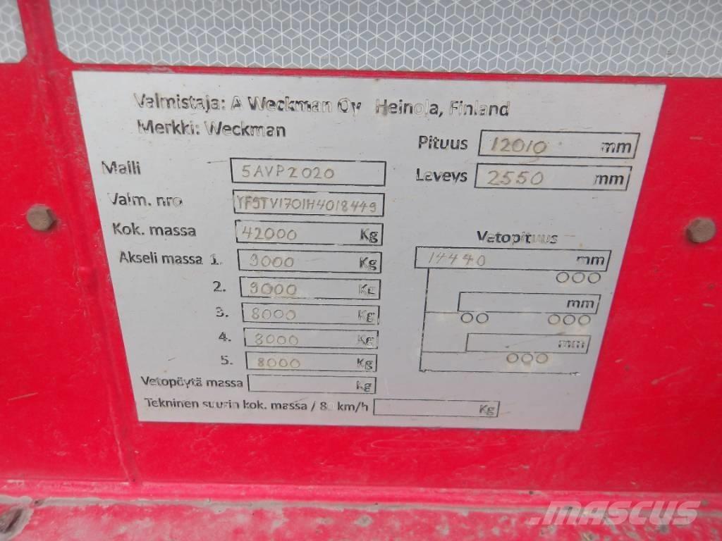 Weckman 5 AVP 목재용 트레일러