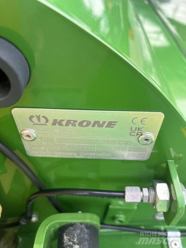 Krone F 360CV 모어 컨디셔너