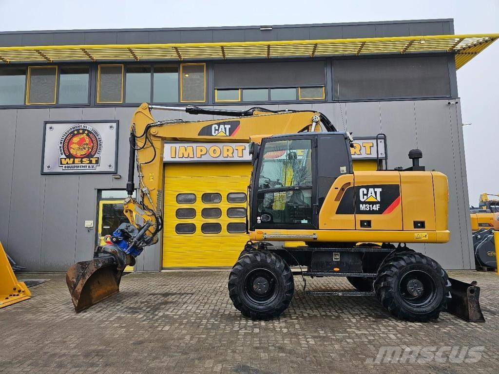 CAT M314F  휠 굴삭기