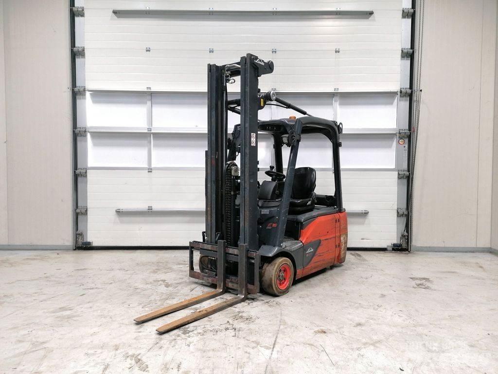 Linde E16L-02 전동 지게차