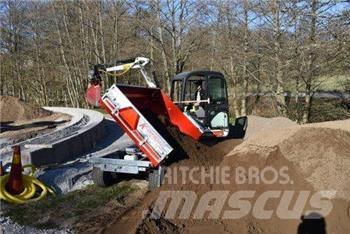  K Vagnen Offroad 덤프 트레일러