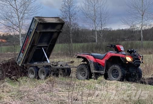 K Vagnen Offroad 덤프 트레일러
