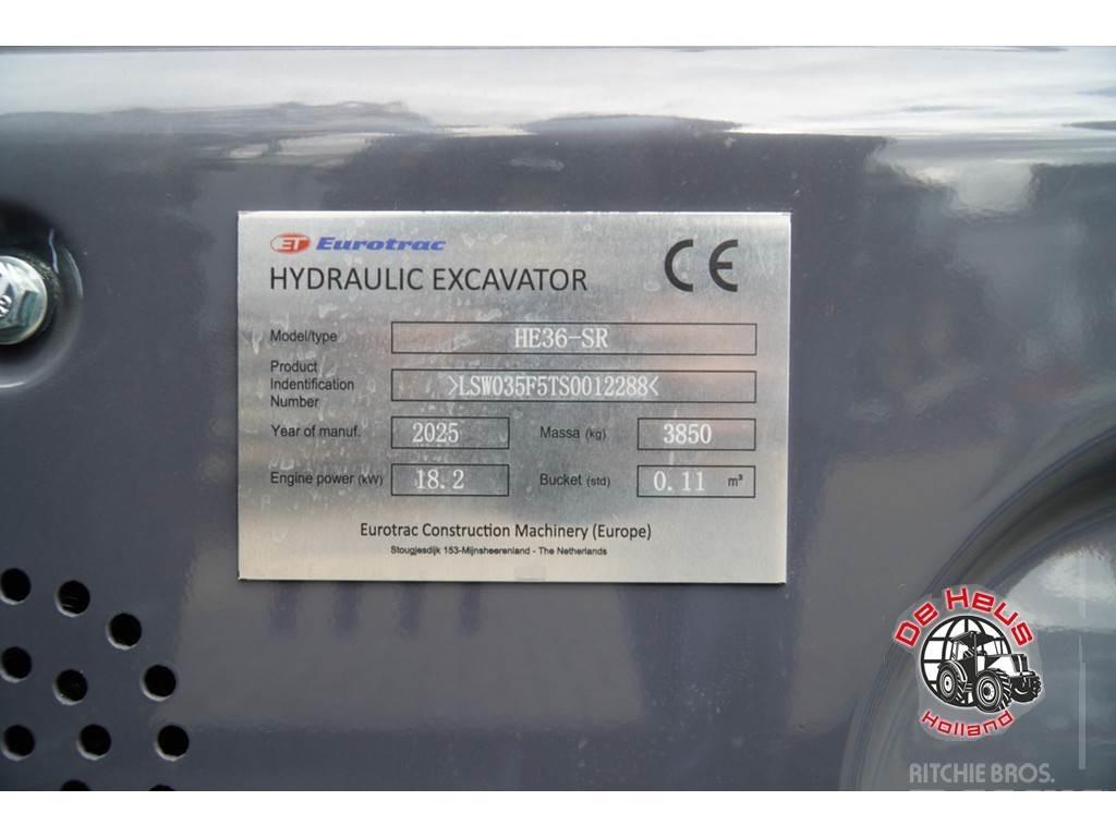 Eurotrac HE36SR 특수 굴삭기