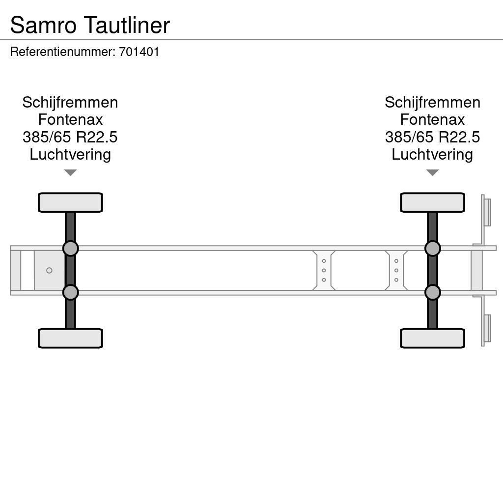 Samro Tautliner 커튼사이더 세미 트레일러
