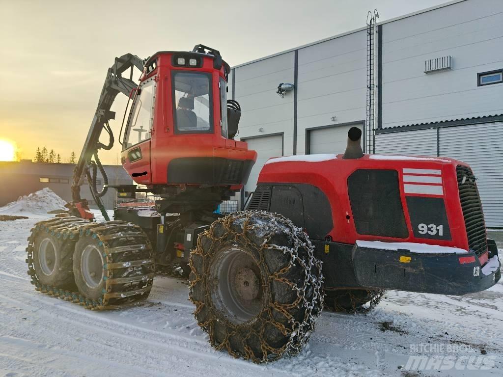 Komatsu 931 원목 하베스터