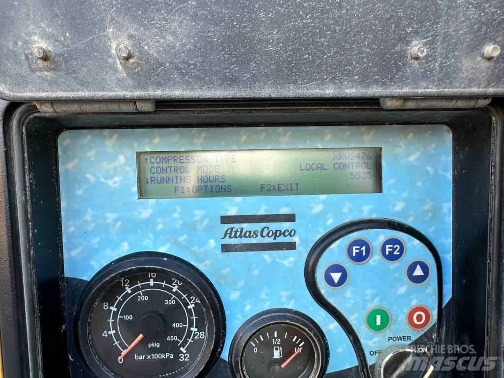 Atlas Copco XRVS 476 콤푸레샤