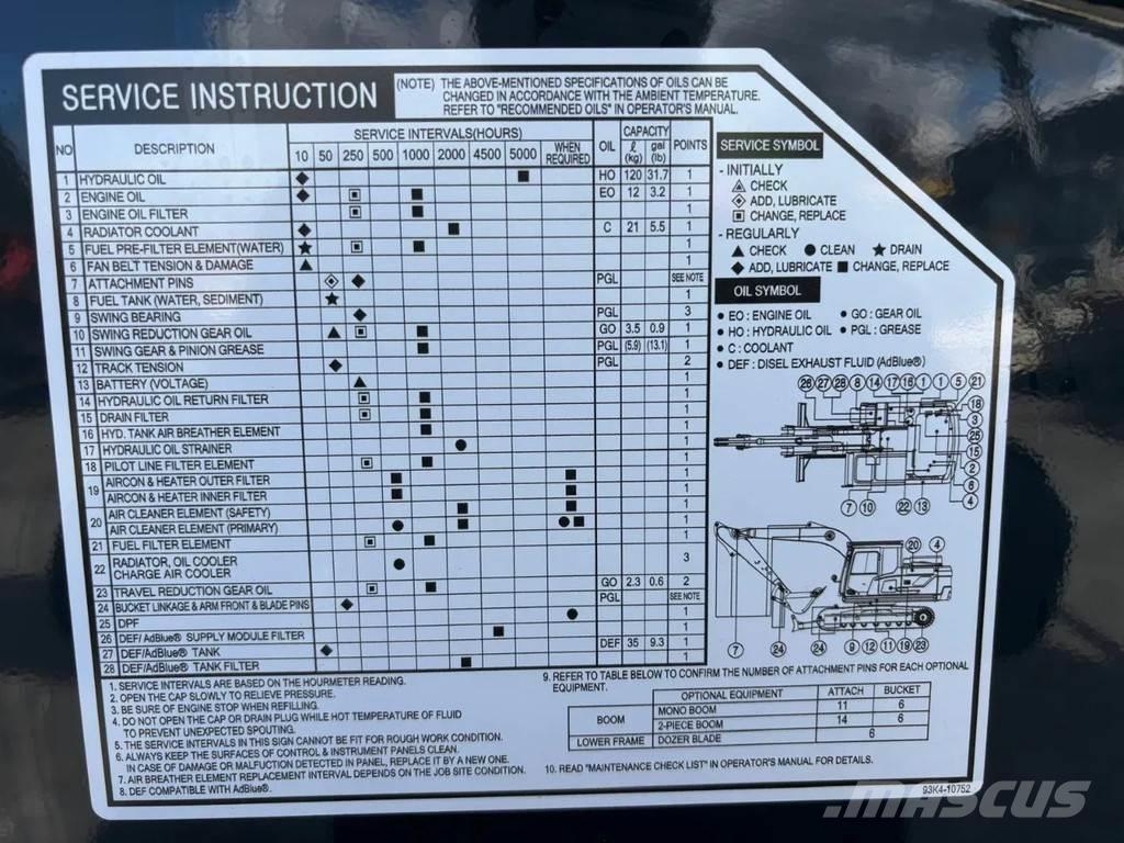 Hyundai HX140AL 대형 굴삭기 29톤 이상