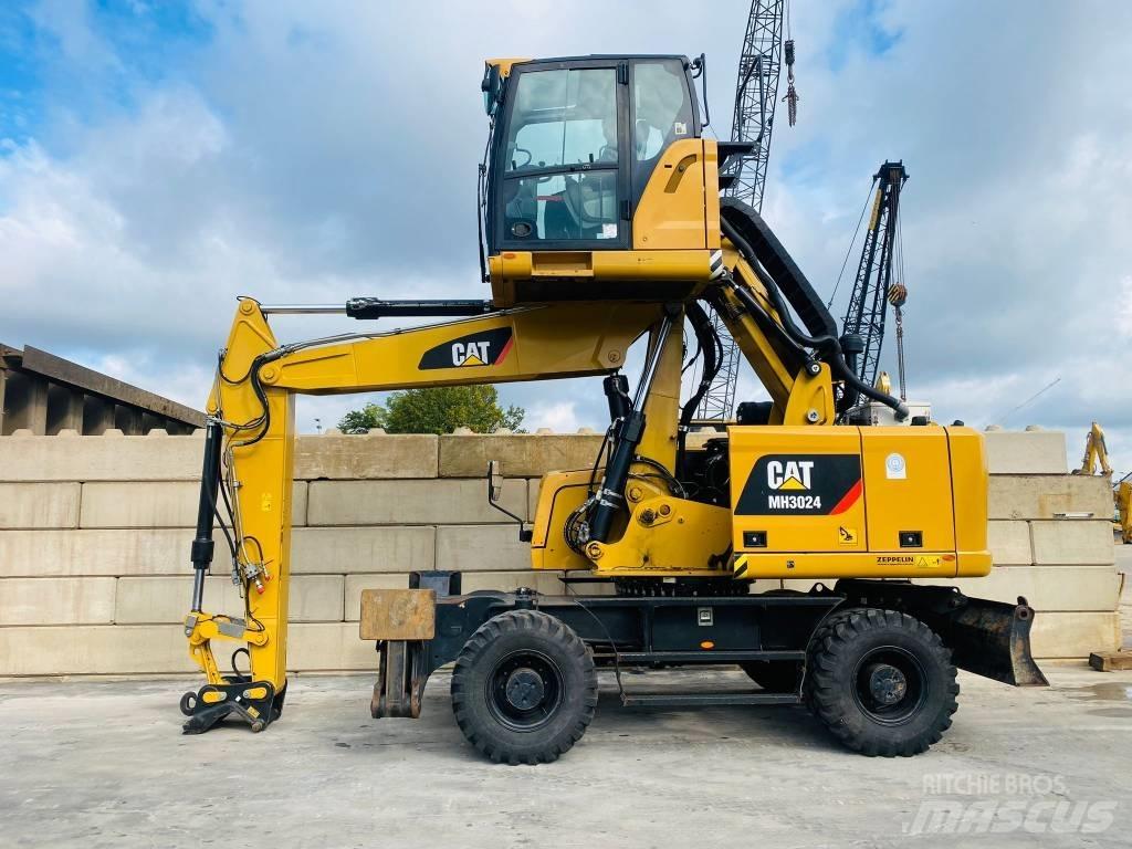 CAT mh3024  휠 굴삭기
