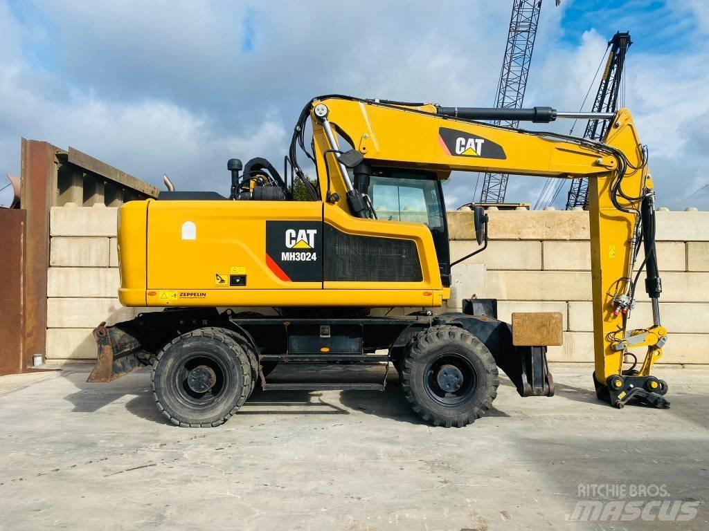CAT mh3024  휠 굴삭기