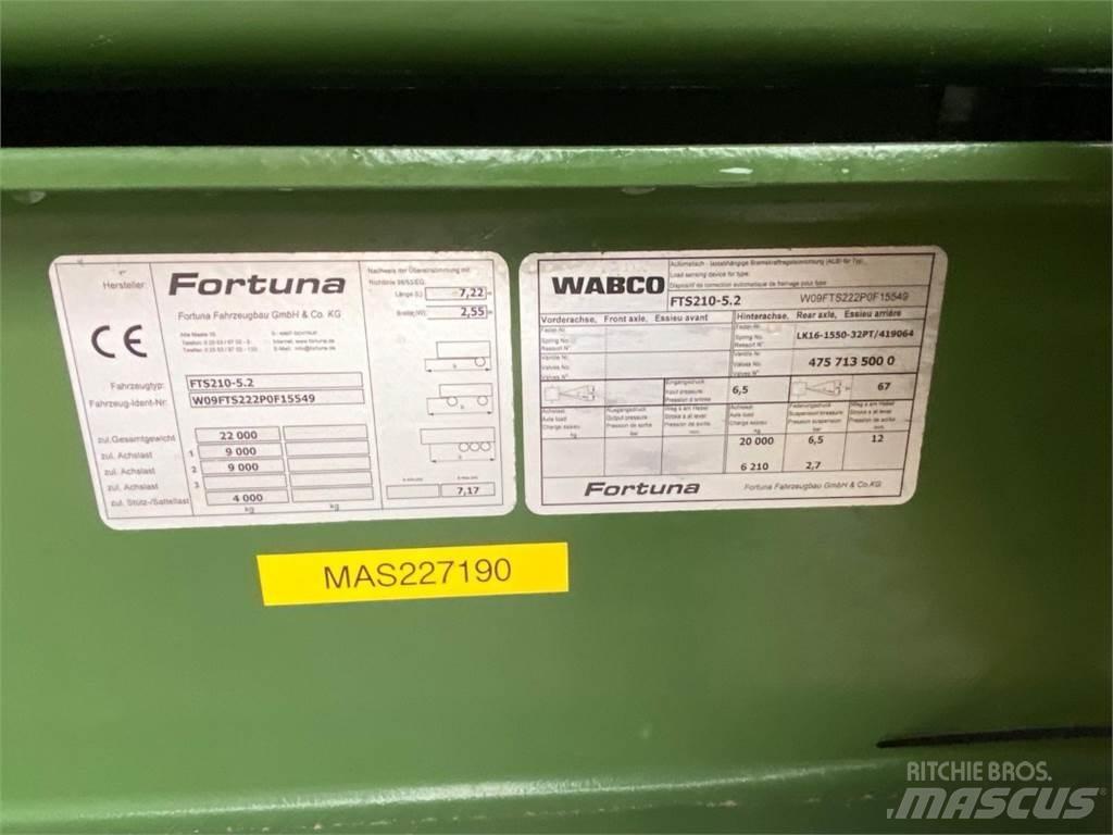 Fortuna FTS 210 티퍼 트레일러