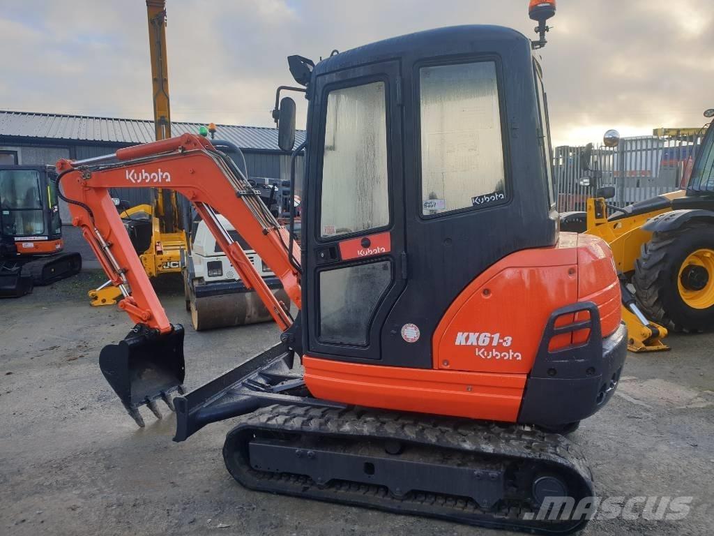 Kubota KX 61-3 소형 굴삭기 7톤 미만