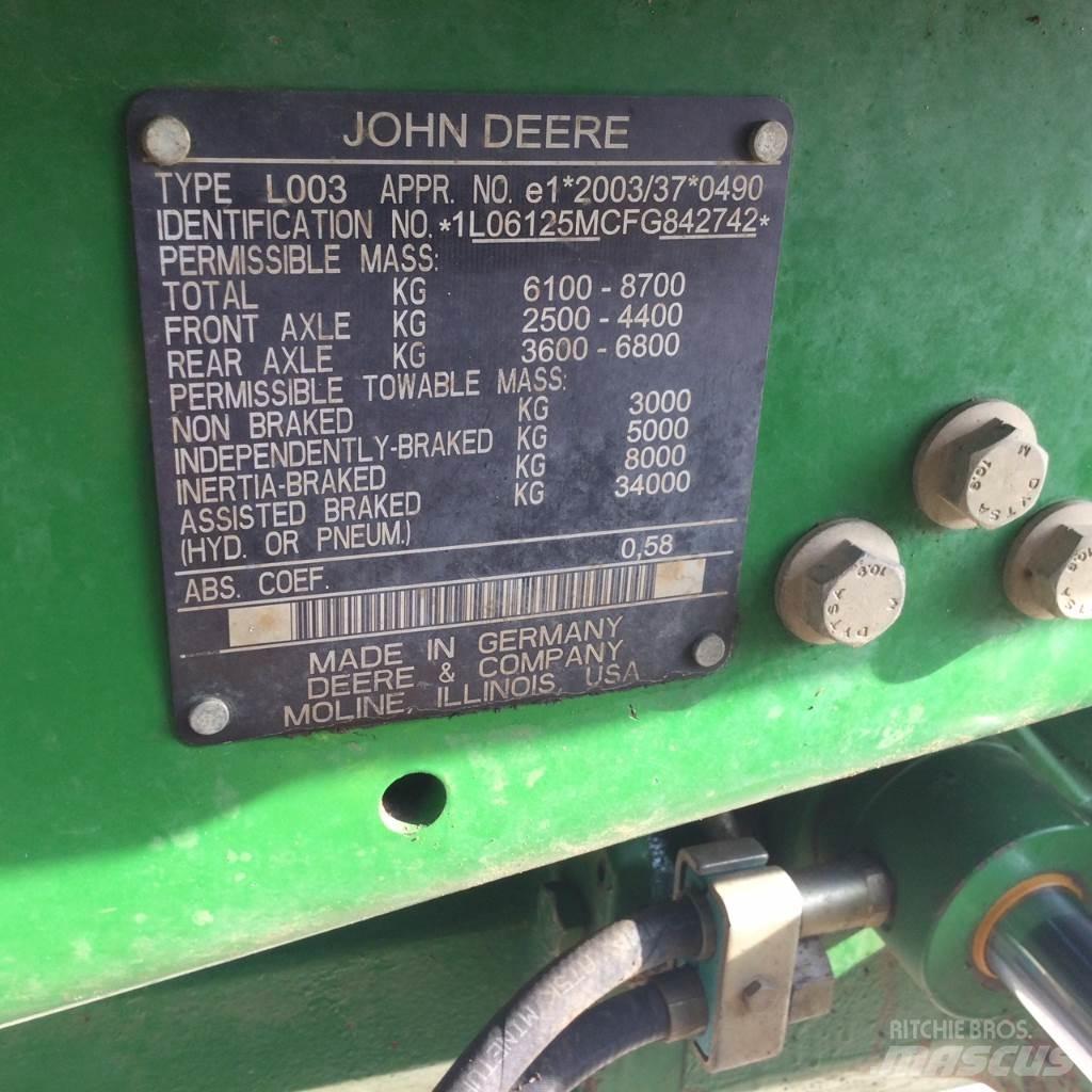 John Deere 6125M 트랙터