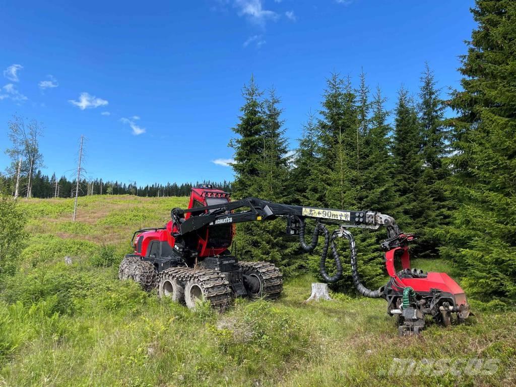 Komatsu 931 XC 원목 하베스터