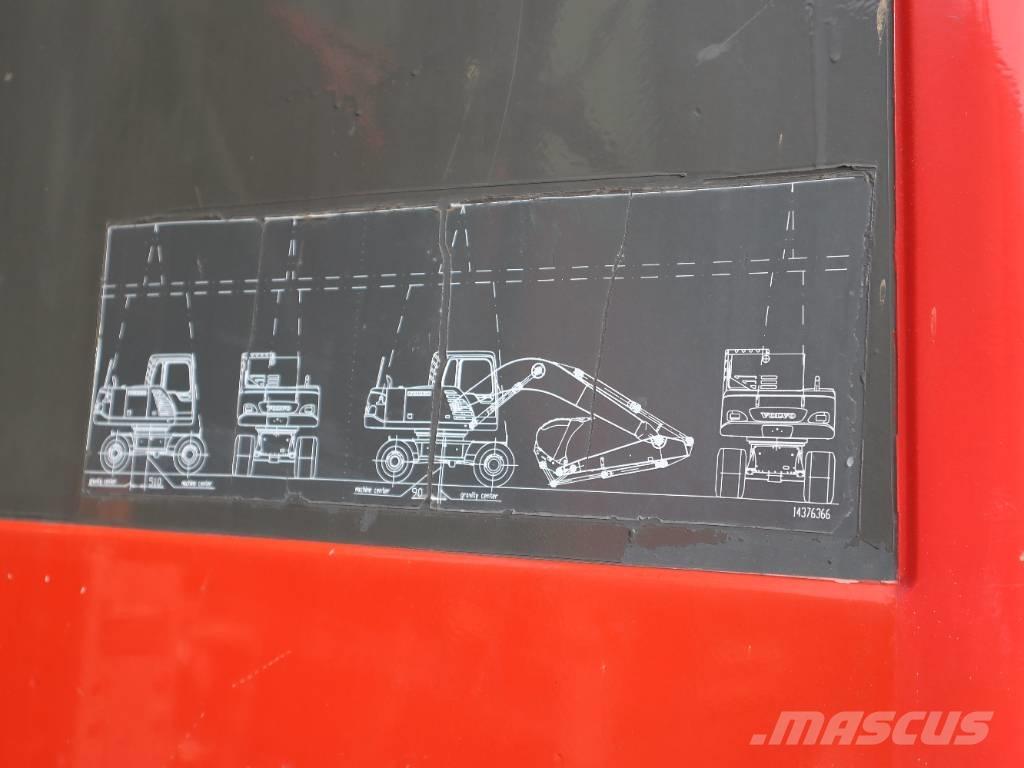 Volvo EW 140 B  휠 굴삭기