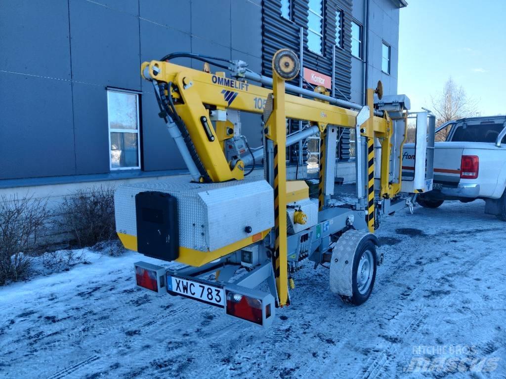 Omme 10,5E Skylift 트레일러 탑재 고소작업대