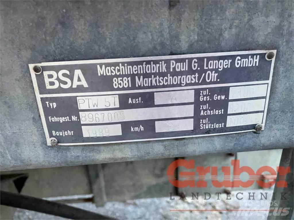 BSA PTW 5 T 슬러리 탱커