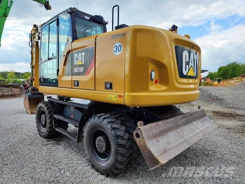 CAT M316F  휠 굴삭기