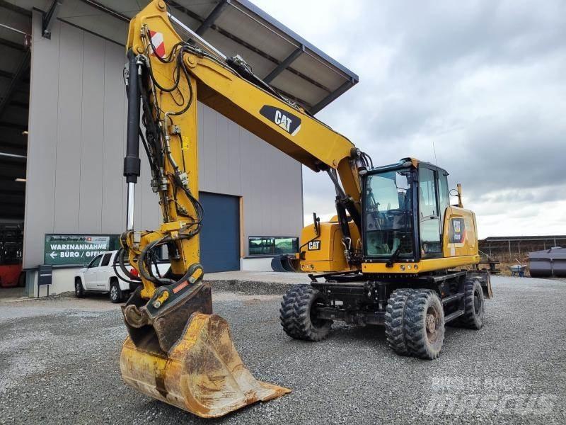 CAT M318F  휠 굴삭기