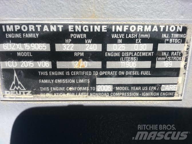 Deutz TCD2015V06 기타 부품  