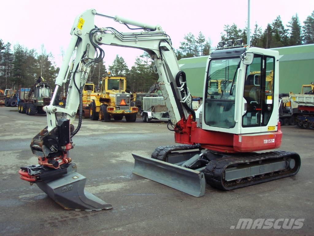 Takeuchi TB 153 FR 소형 굴삭기 7톤 미만