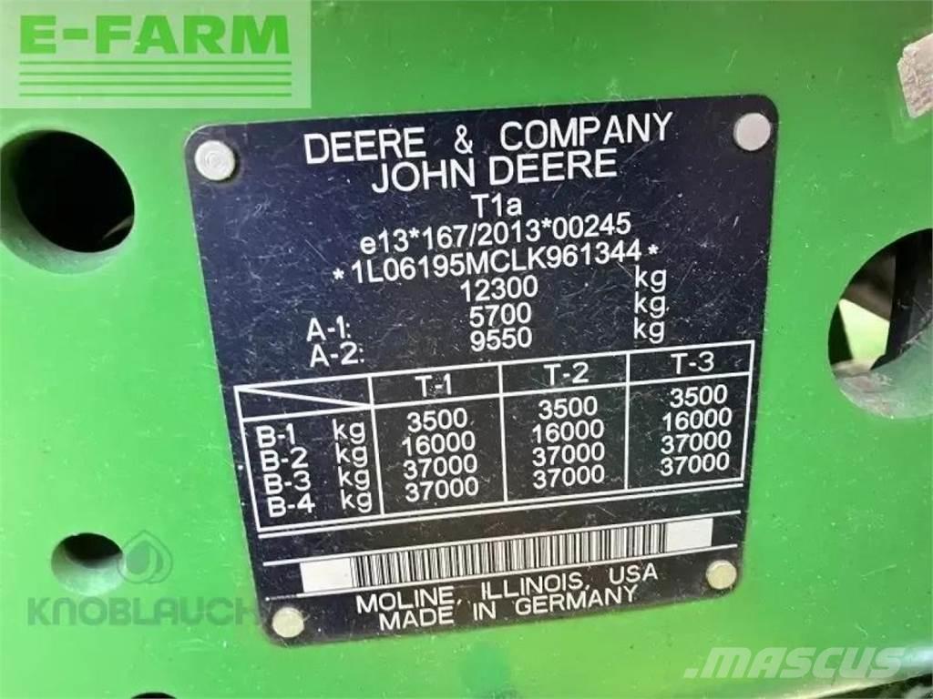 John Deere 6195m 트랙터