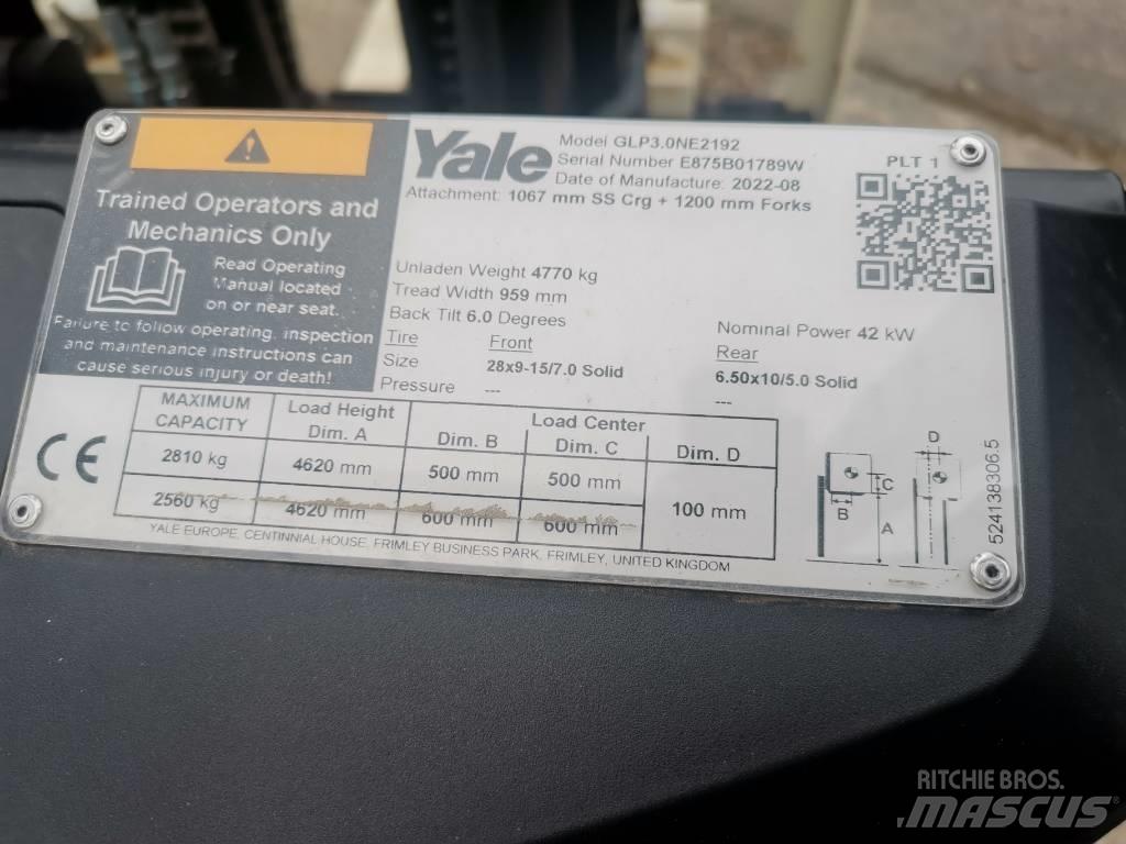 Yale GLP30 N LPG 지게차