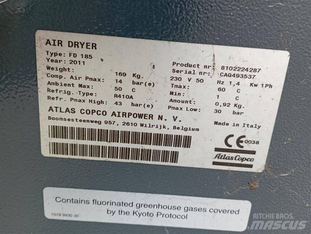 Atlas Copco FD185 압축 공기 건조기