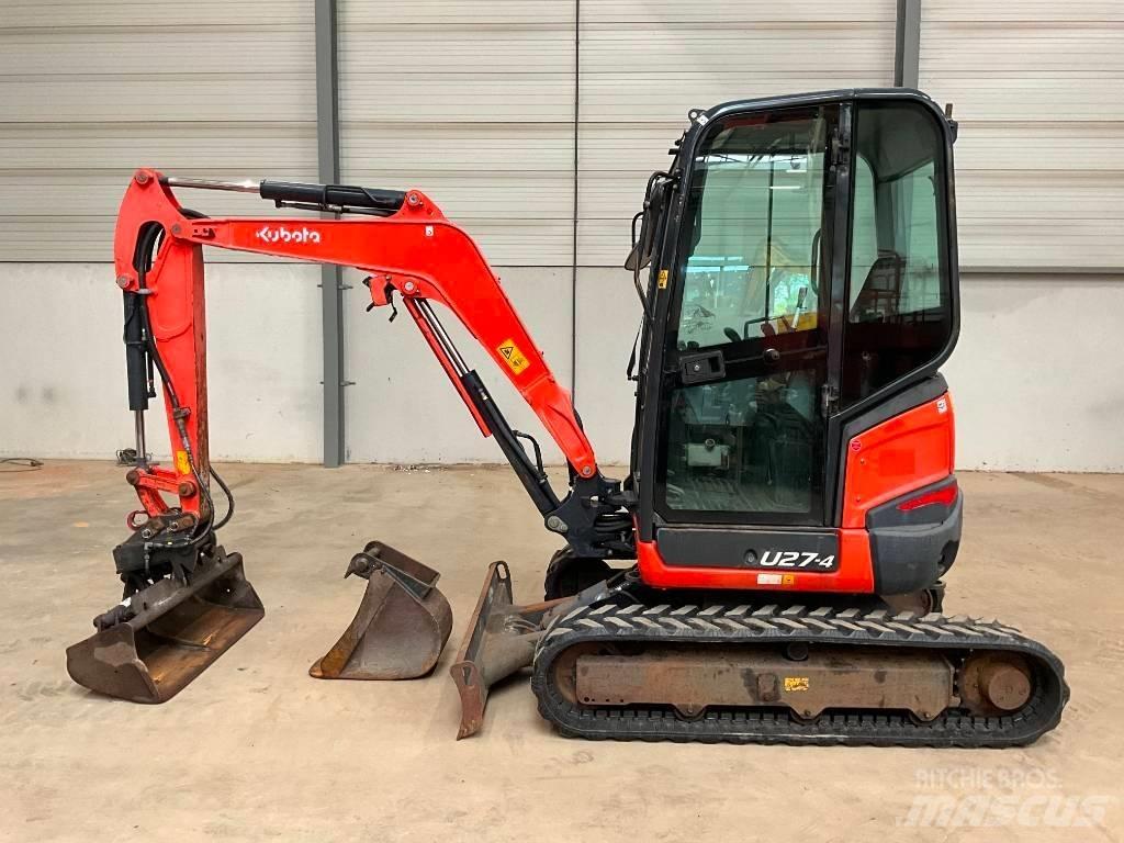 Kubota U 27-4 소형 굴삭기 7톤 미만