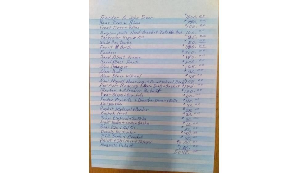 John Deere A 트랙터