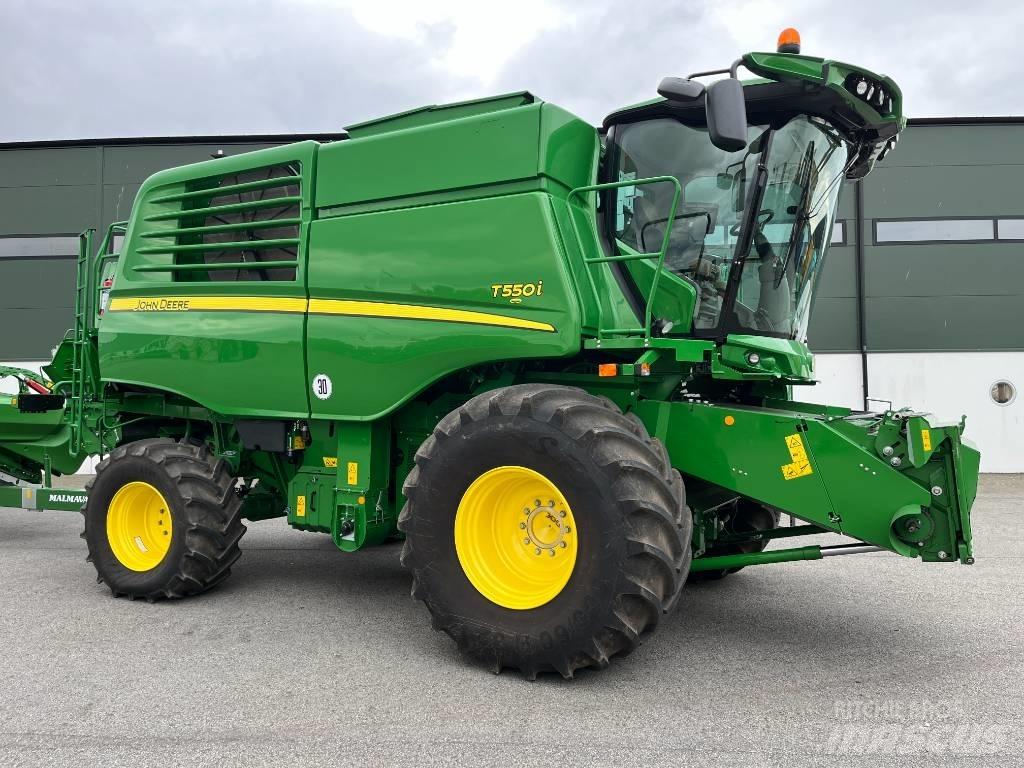 John Deere T 550 콤바인 수확기