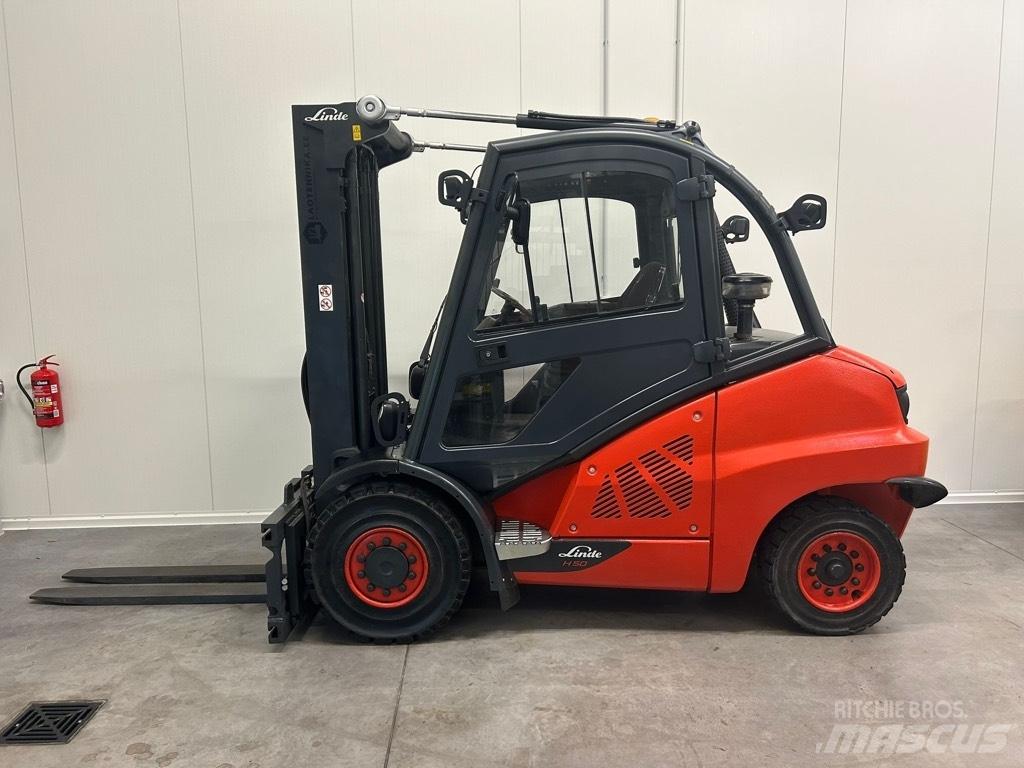 Linde H 50D-02/600 디젤 지게차