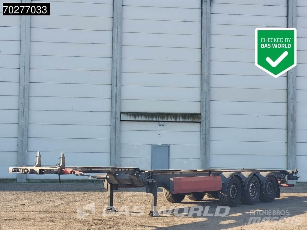 Van Hool 3 axles 컨테이너 세미 트레일러