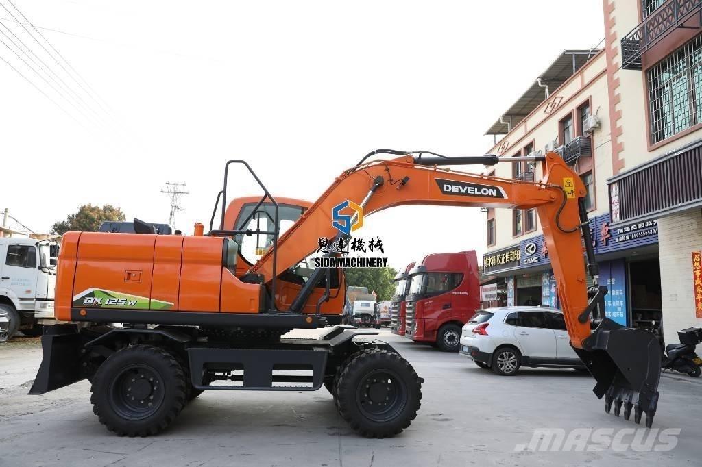 Develon DX125W  휠 굴삭기
