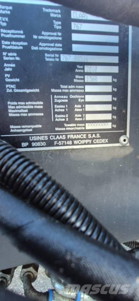CLAAS 355 원형 곤포기