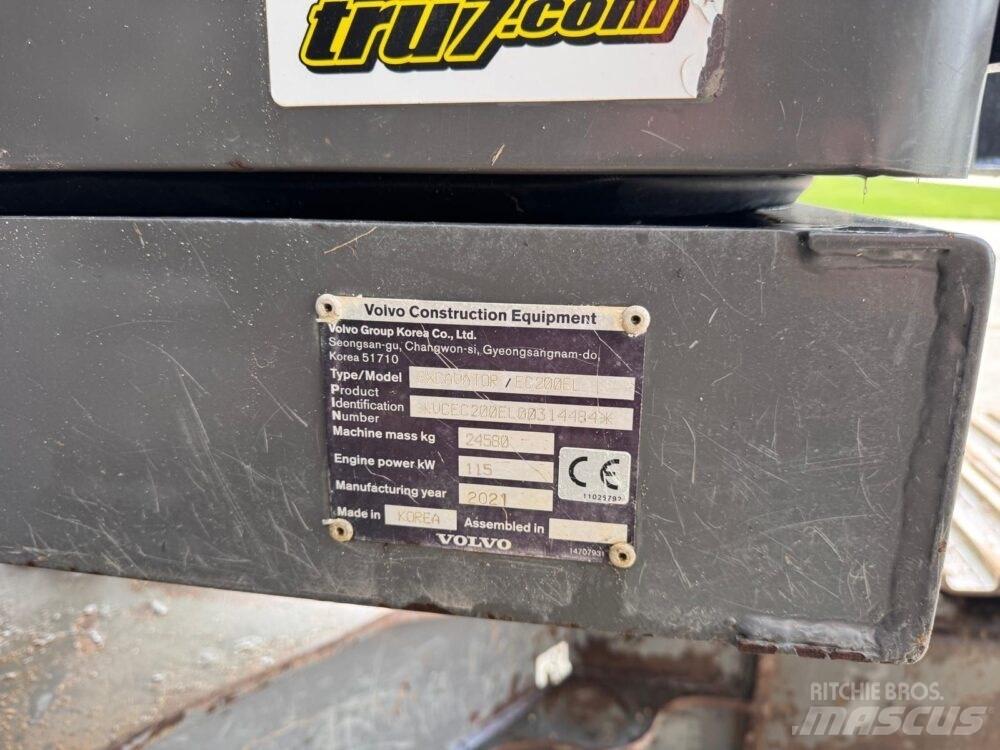 Volvo EC200EL 대형 굴삭기 29톤 이상
