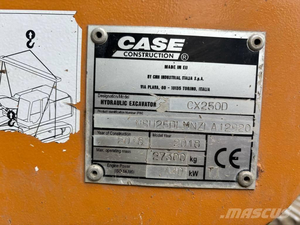 CASE CX 250 D 대형 굴삭기 29톤 이상