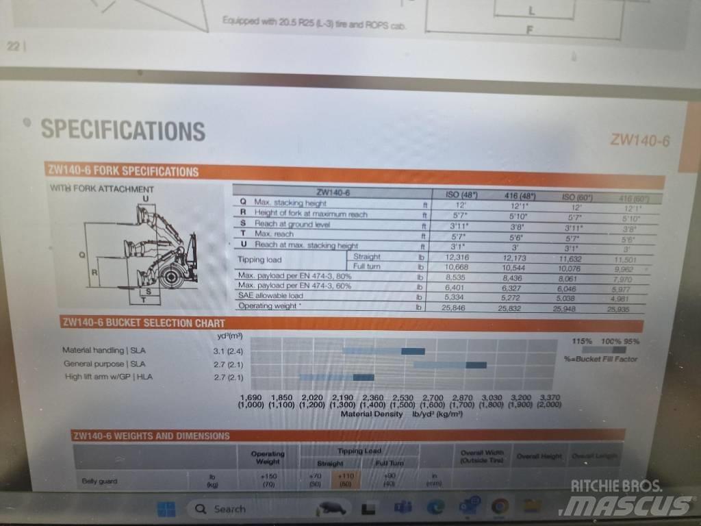 Hitachi ZW 150-6  휠로우더