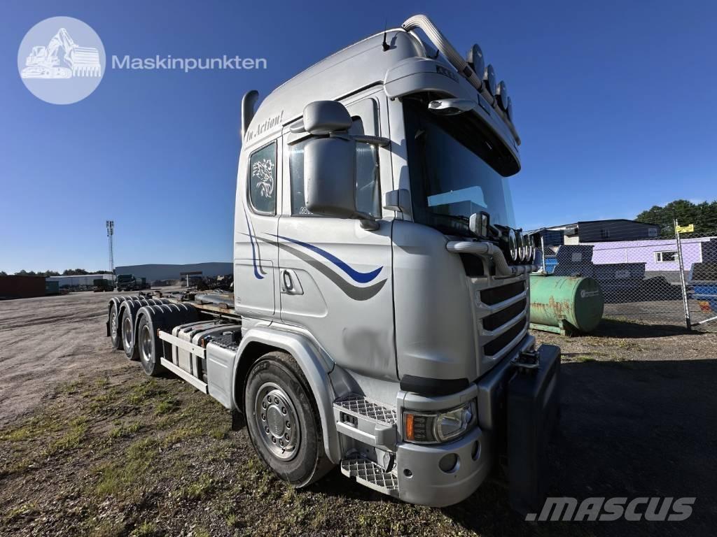 Scania G 490 훅 리프트 트럭