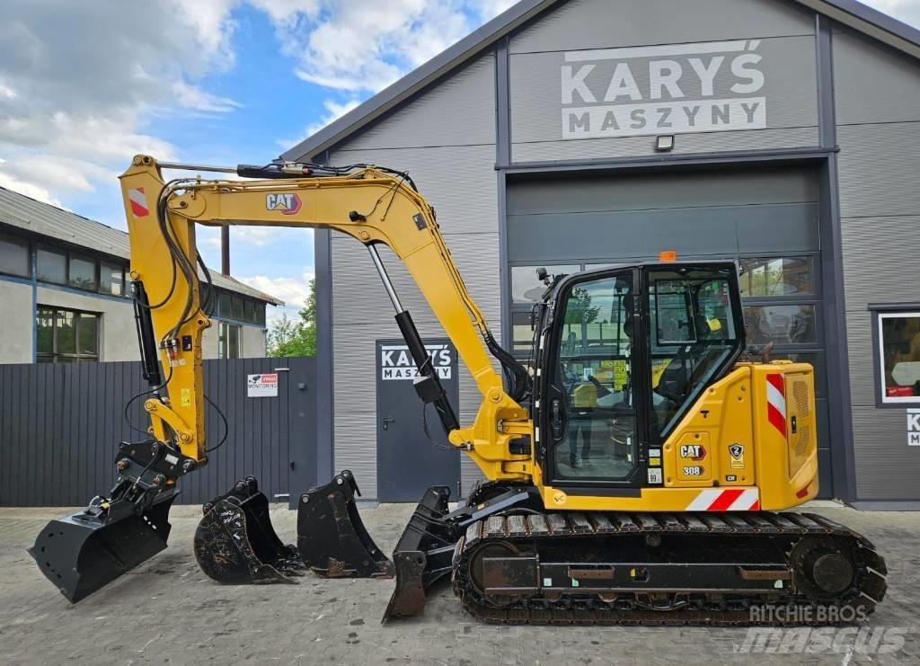 CAT 308 CR 중형굴삭기 7톤-28톤